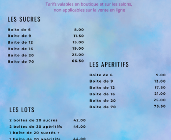 Nos Tarifs